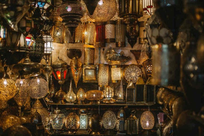 Artisans in Morocco Lanterns in Marrakesh